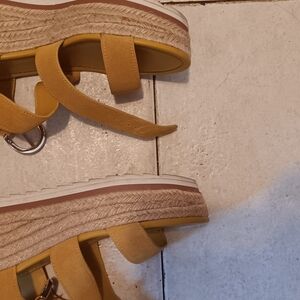Yellow Espadrille Sandals